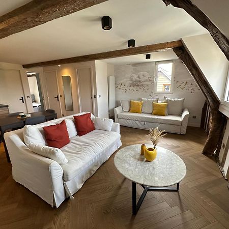Appartement Les Hirondelles Honfleur Esterno foto