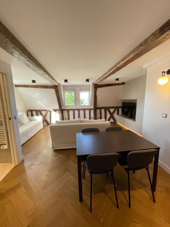 Appartement Les Hirondelles Honfleur Esterno foto