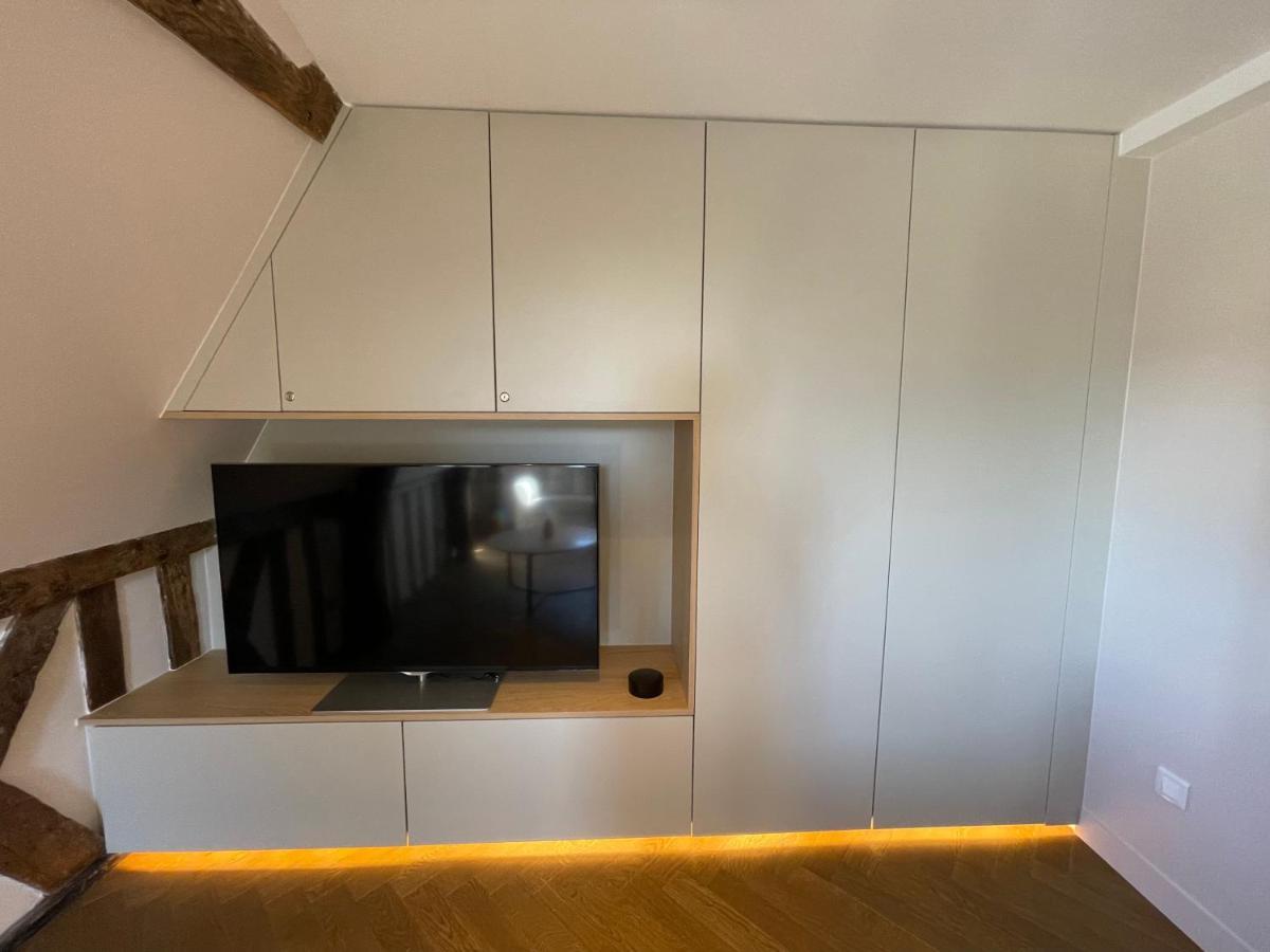 Appartement Les Hirondelles Honfleur Esterno foto