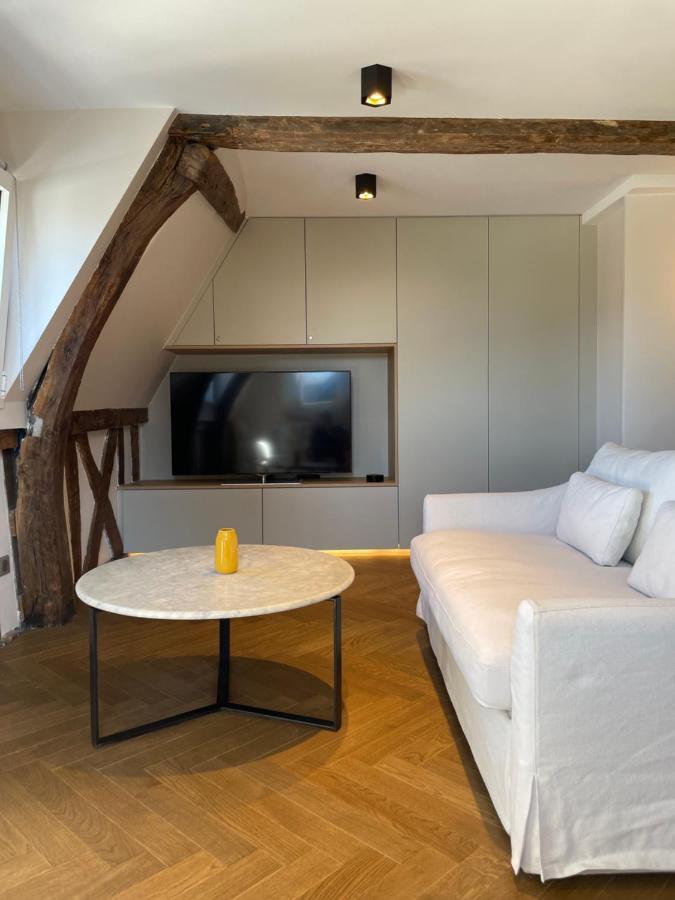 Appartement Les Hirondelles Honfleur Esterno foto