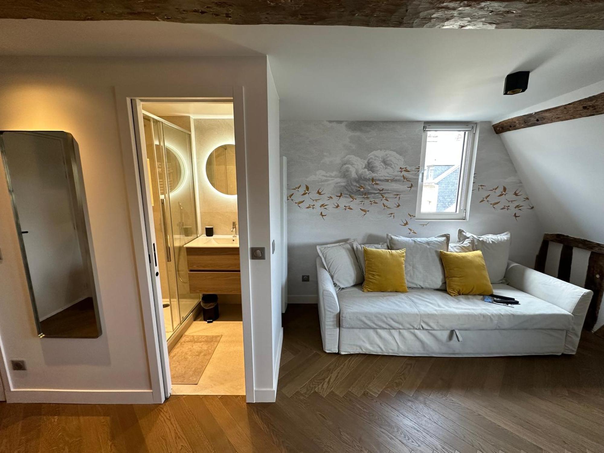 Appartement Les Hirondelles Honfleur Esterno foto